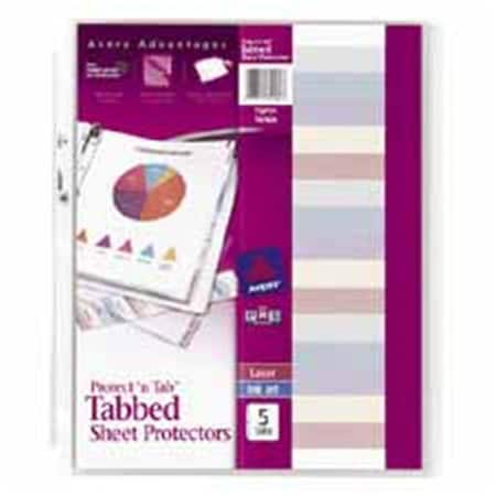 The Workstation Consumer Products Protect ft.N Tab Sheet Protectors- 8 Tab- 11in.x8-.50in.- Clear TH18423